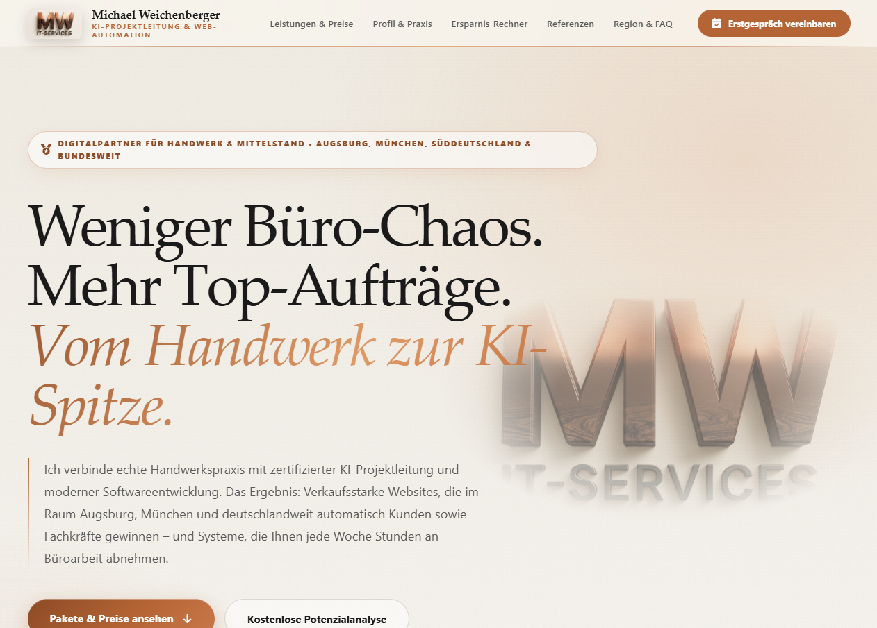 Interaktive B2B-Plattform und Kalkulationssystem
